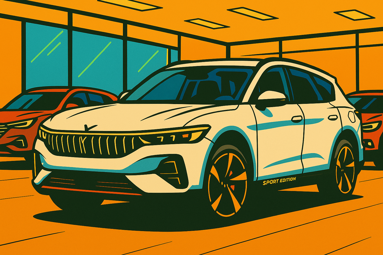 Семья и автомобиль